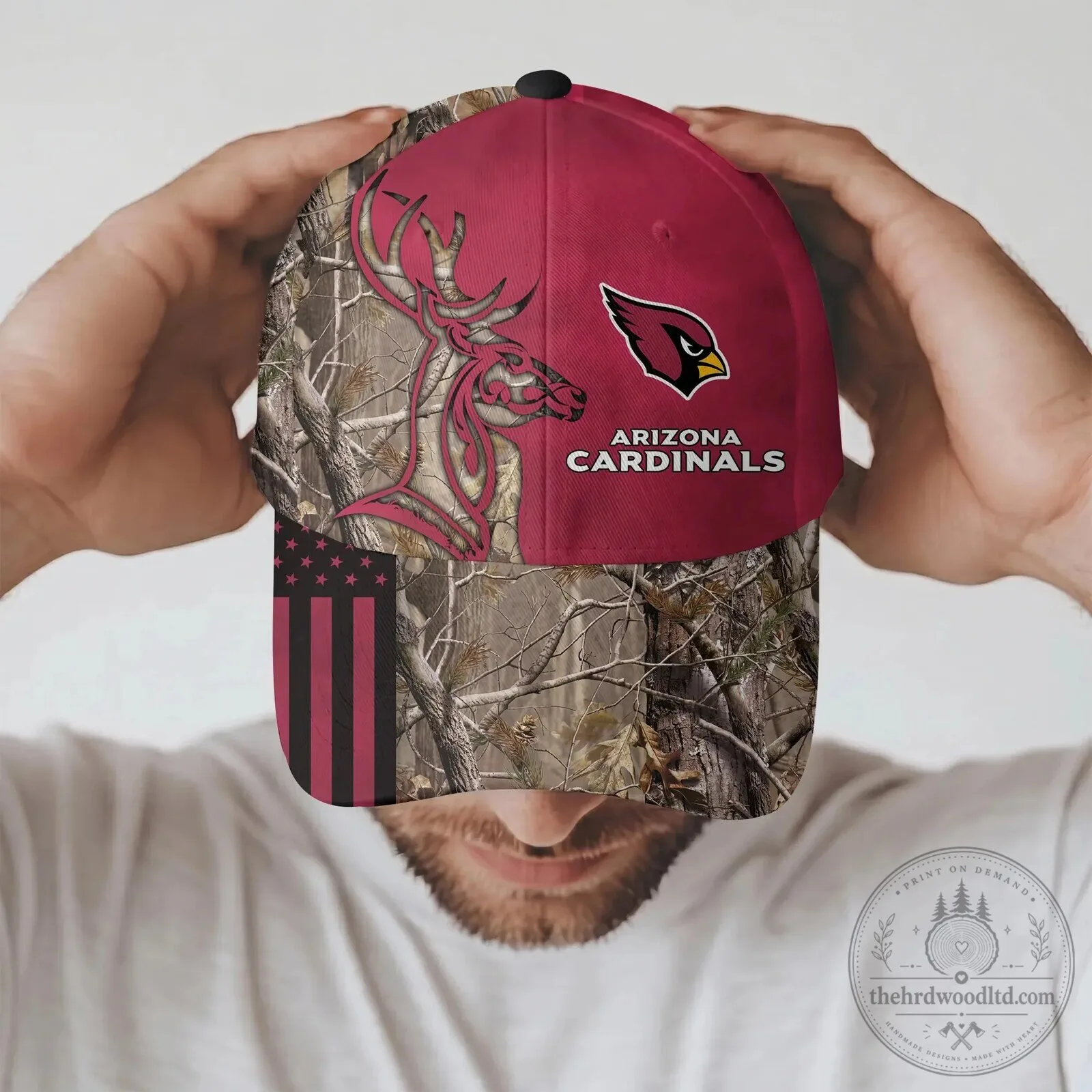 Baseball Cap Hat with Arizona Cardinals Camouflage for Deer Hunting 7 Baseball Cap Hat with Arizona Cardinals Camouflage for Deer Hunting