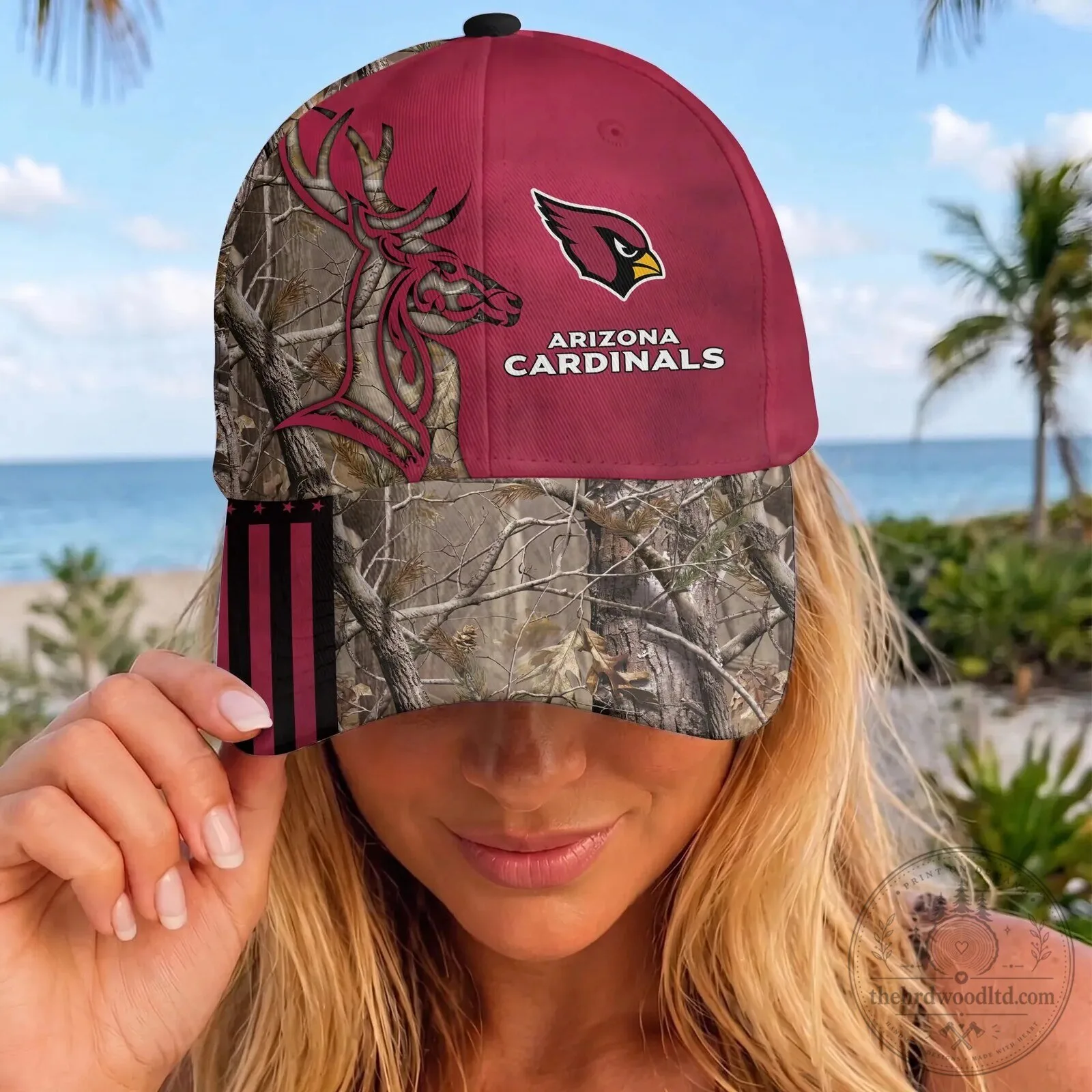 Baseball Cap Hat with Arizona Cardinals Camouflage for Deer Hunting 8 Baseball Cap Hat with Arizona Cardinals Camouflage for Deer Hunting