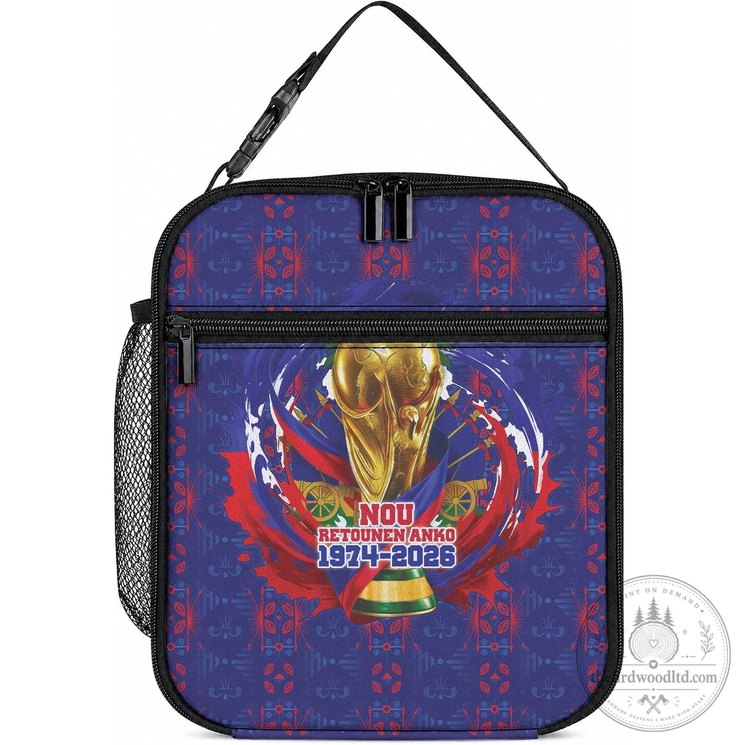 Haiti Grenadiers Alaso Soccer Lunch Bag Blue Nou Retounen Anko 1 Haiti Grenadiers Alaso Soccer Lunch Bag Blue Nou Retounen Anko