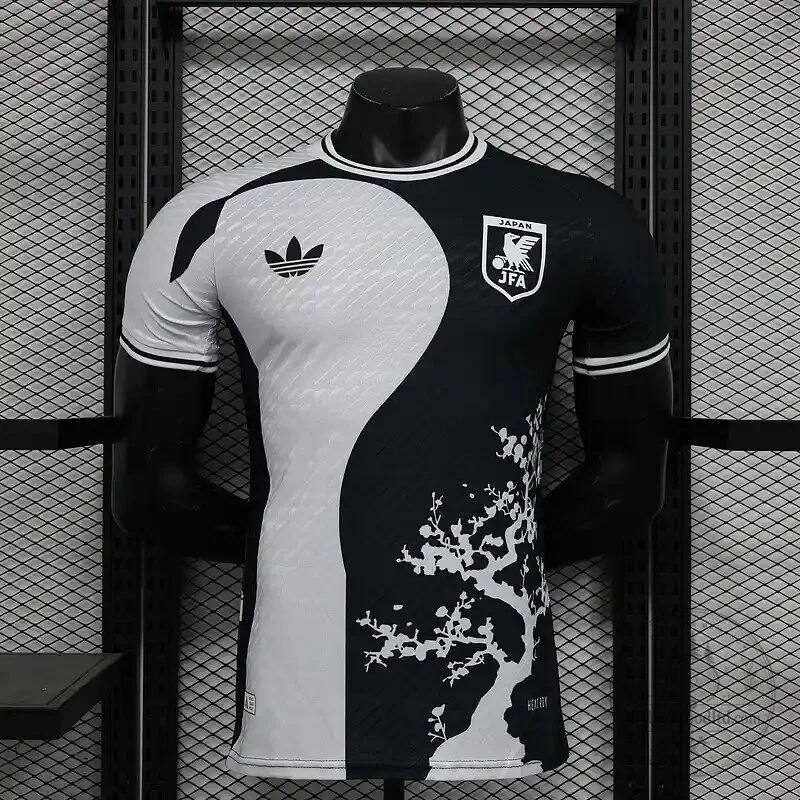 Japan National Football Team White and Black Special Edition Soccer Jersey
