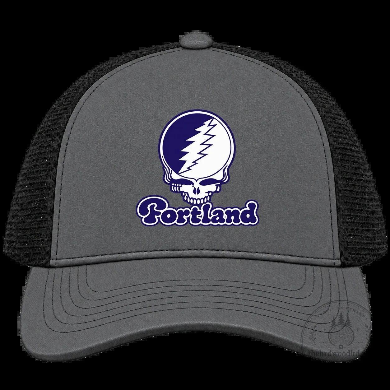 Portland Grateful Dead Steal Your Face Skull Logo Trucker Cap Hat 6 Portland Grateful Dead Steal Your Face Skull Logo Trucker Cap Hat