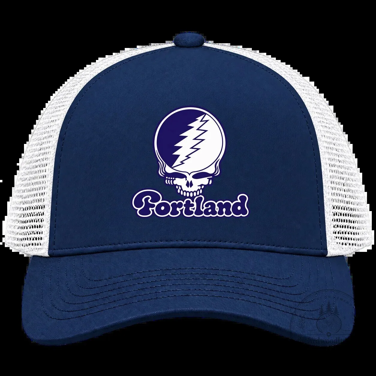 Portland Grateful Dead Steal Your Face Skull Logo Trucker Cap Hat 7 Portland Grateful Dead Steal Your Face Skull Logo Trucker Cap Hat