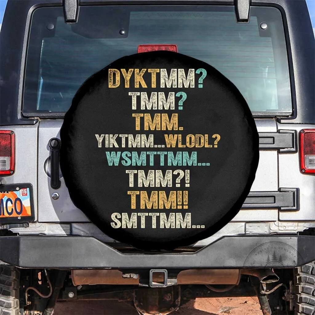 Funny Do You Know The Muffin Man Retro Vintage Graphic Spare Tire Cover