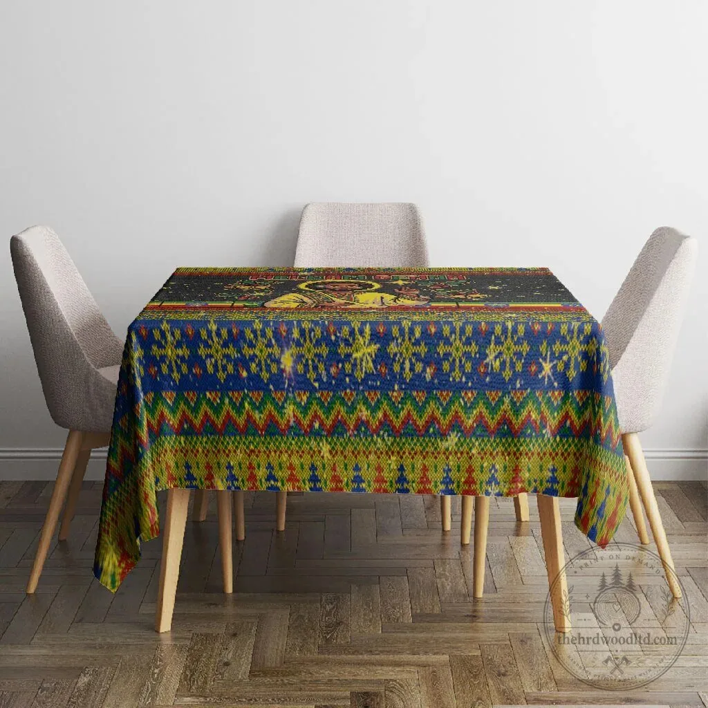 Ethiopian Melkam Genna Jesus Christ Christmas Holiday Tablecloth 3 Ethiopian Melkam Genna Jesus Christ Christmas Holiday Tablecloth