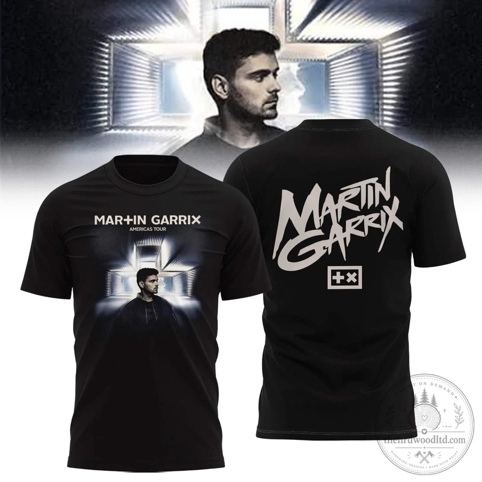 Martin Garrix Americas Tour 2026 Electronic Dance Music Fan Apparel T-Shirt