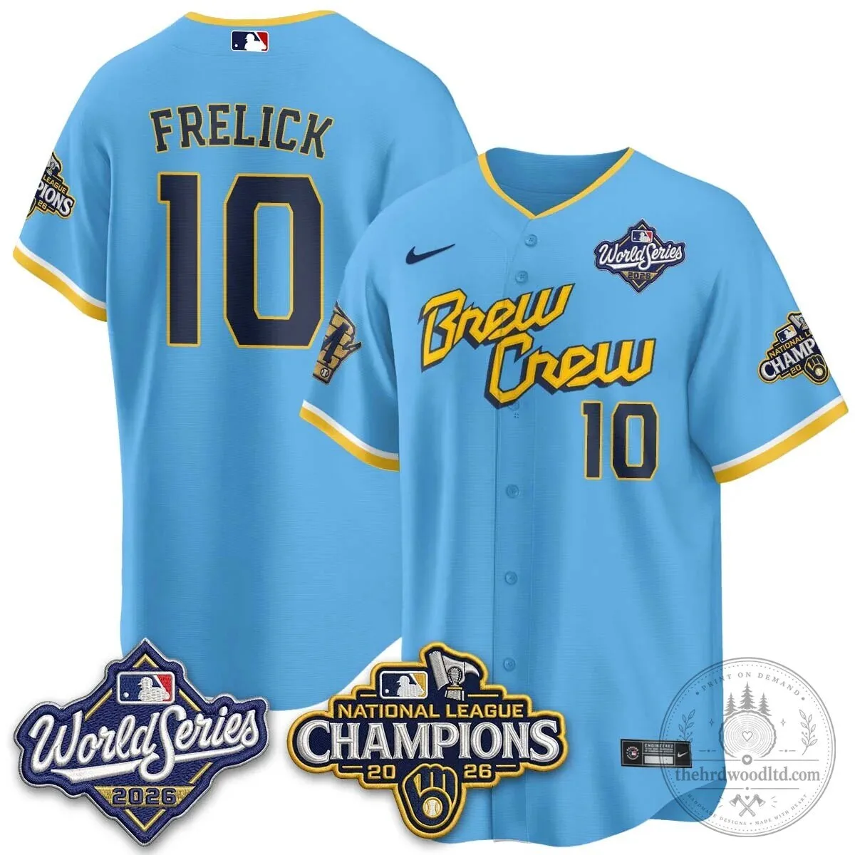 2026 World Series Jersey - Milwaukee Brewers National League Champions Edition 67 2026 World Series Jersey - Milwaukee Brewers National League Champions Edition