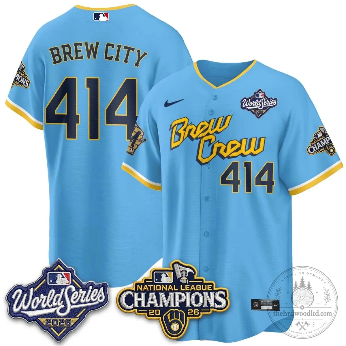 2026 World Series Jersey - Milwaukee Brewers National League Champions Edition 71 2026 World Series Jersey - Milwaukee Brewers National League Champions Edition