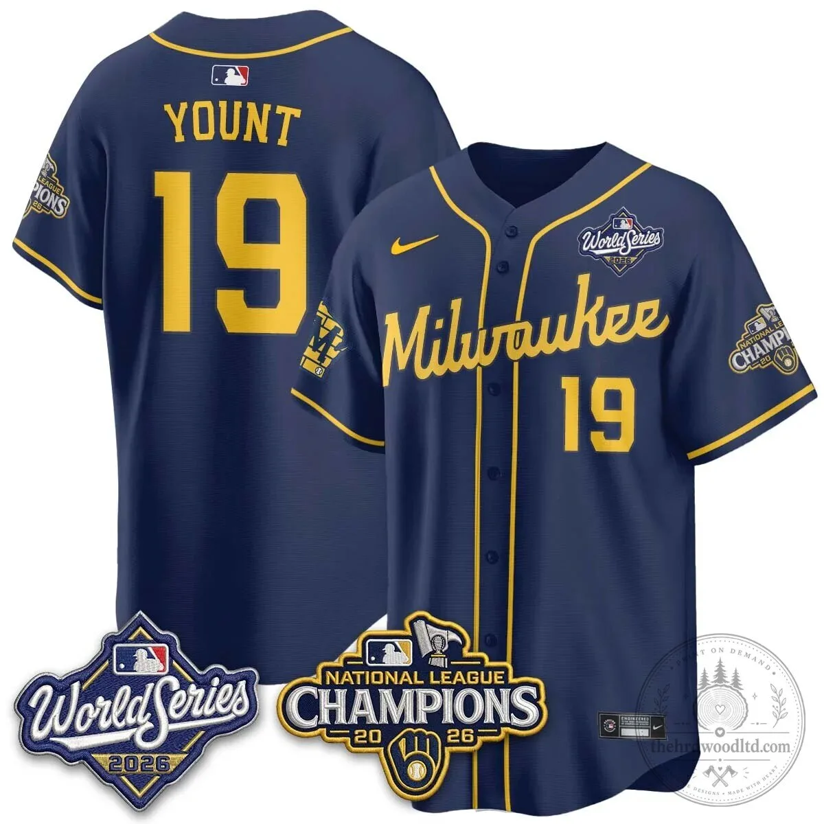 2026 World Series Jersey - Milwaukee Brewers National League Champions Edition 80 2026 World Series Jersey - Milwaukee Brewers National League Champions Edition