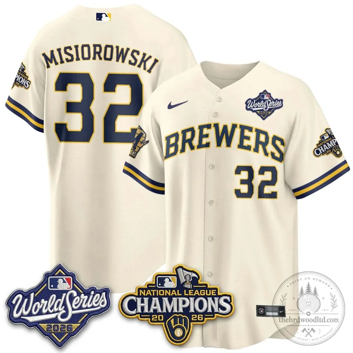 2026 World Series Jersey - Milwaukee Brewers National League Champions Edition 85 2026 World Series Jersey - Milwaukee Brewers National League Champions Edition