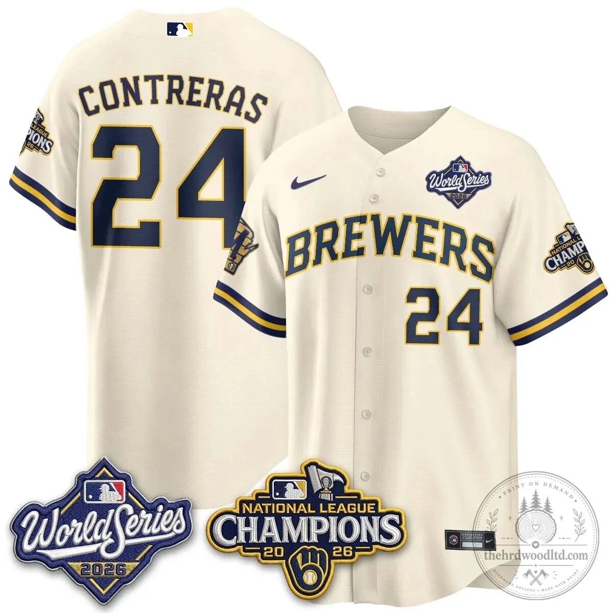 2026 World Series Jersey - Milwaukee Brewers National League Champions Edition 88 2026 World Series Jersey - Milwaukee Brewers National League Champions Edition