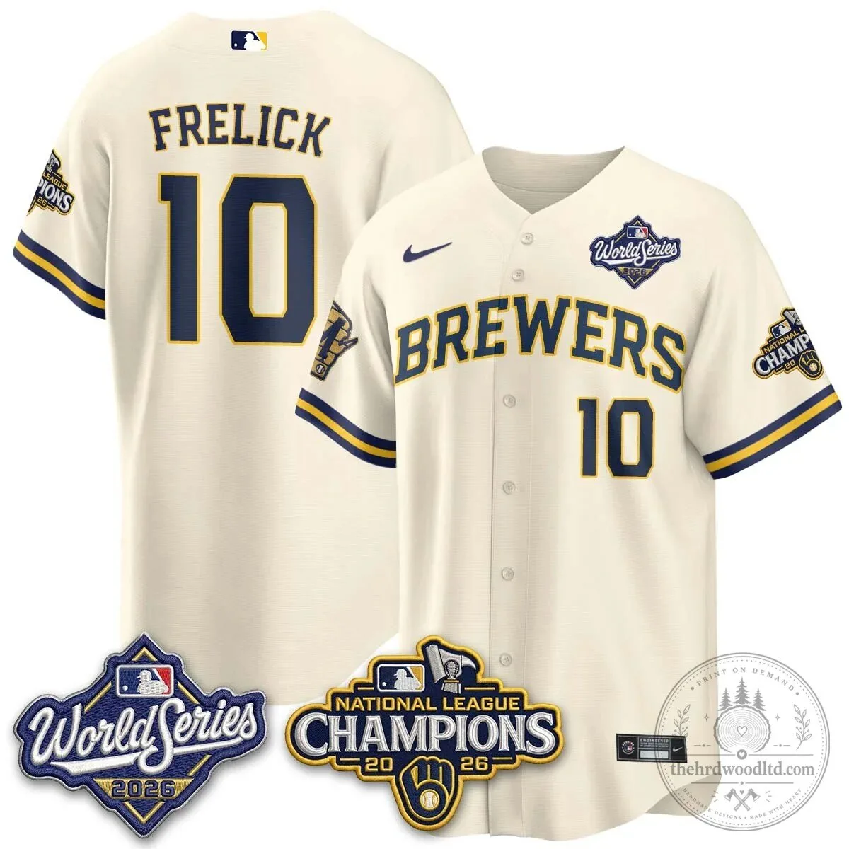 2026 World Series Jersey - Milwaukee Brewers National League Champions Edition 91 2026 World Series Jersey - Milwaukee Brewers National League Champions Edition