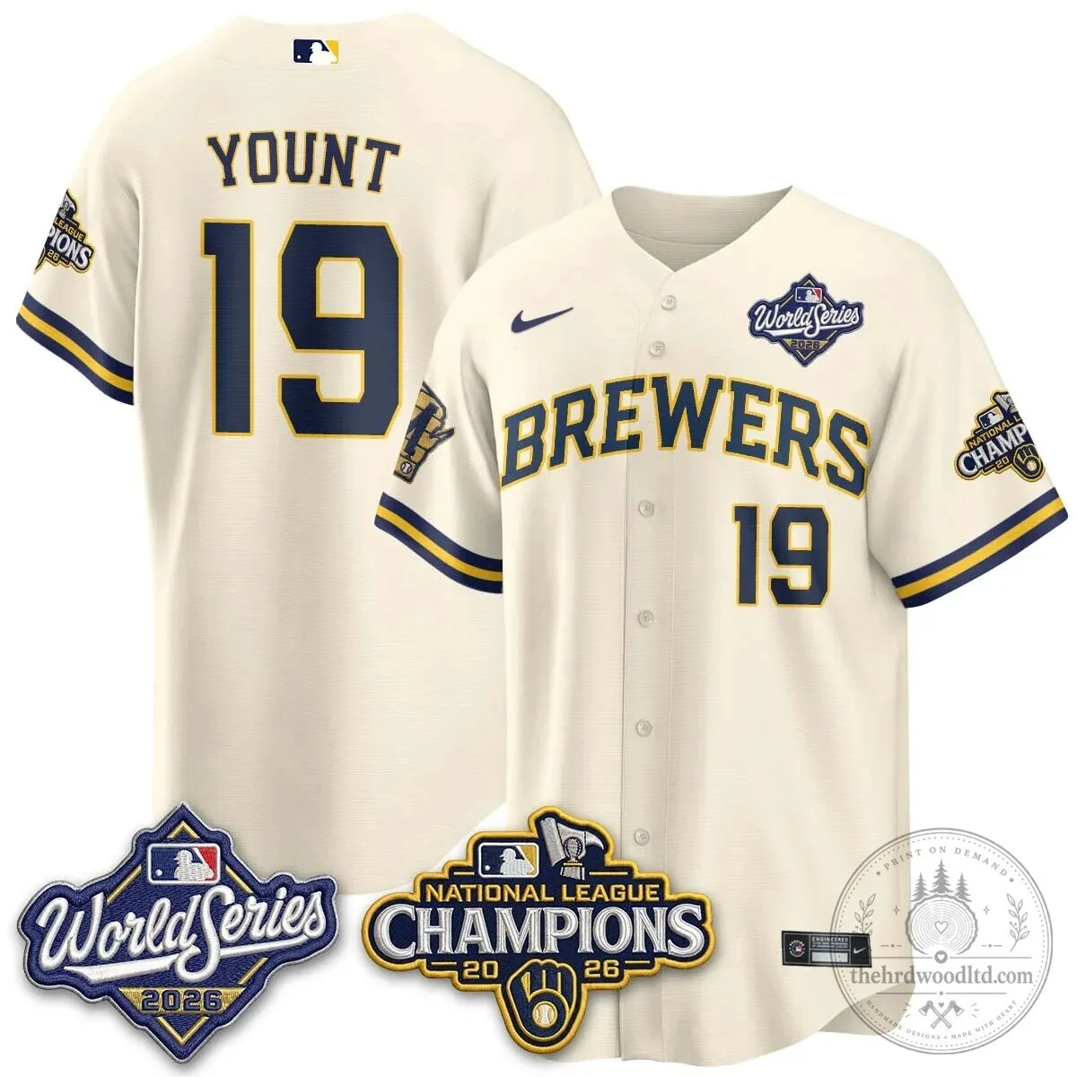 2026 World Series Jersey - Milwaukee Brewers National League Champions Edition 92 2026 World Series Jersey - Milwaukee Brewers National League Champions Edition