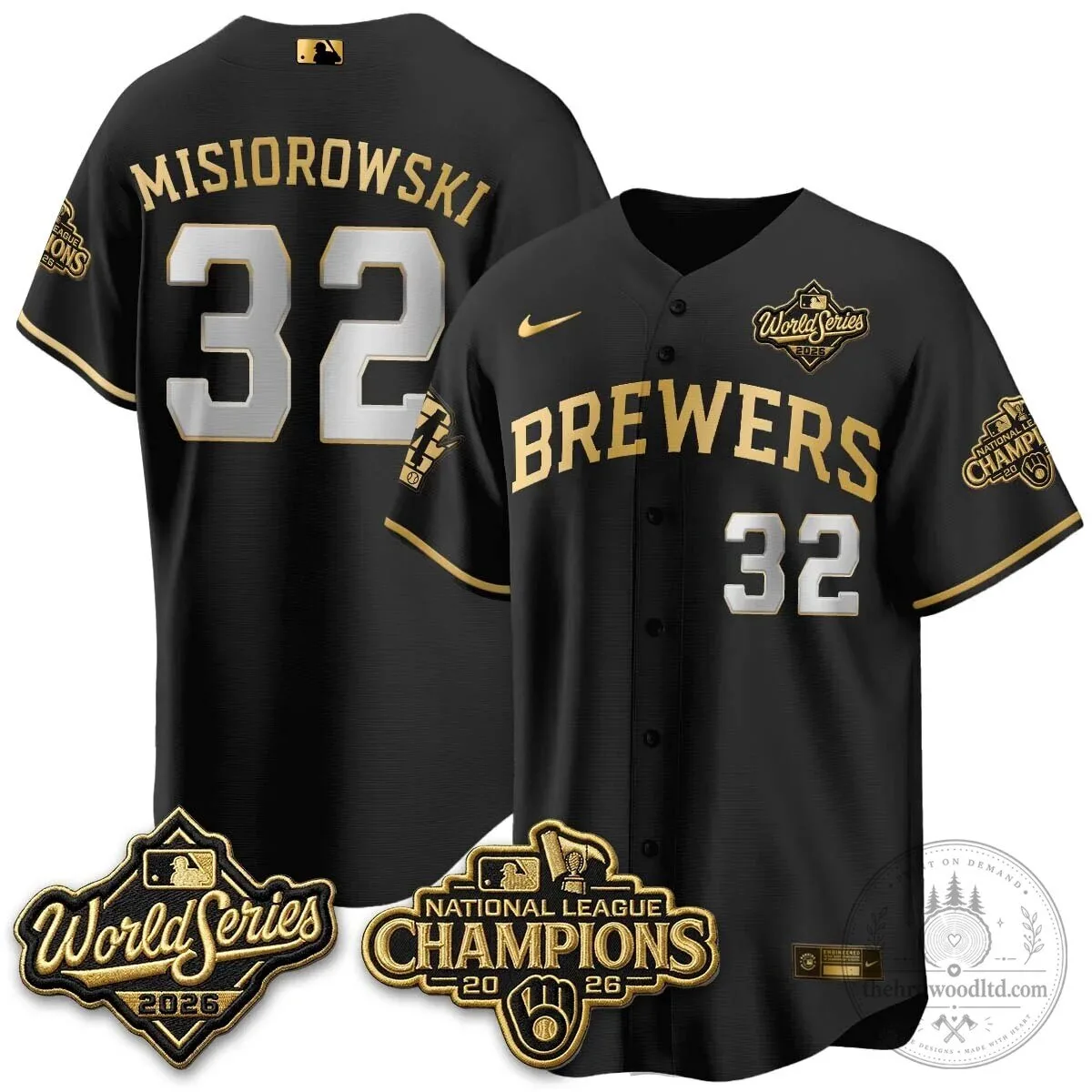 2026 World Series Jersey - Milwaukee Brewers National League Champions Edition 97 2026 World Series Jersey - Milwaukee Brewers National League Champions Edition