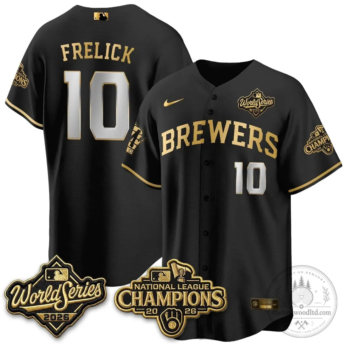 2026 World Series Jersey - Milwaukee Brewers National League Champions Edition 103 2026 World Series Jersey - Milwaukee Brewers National League Champions Edition