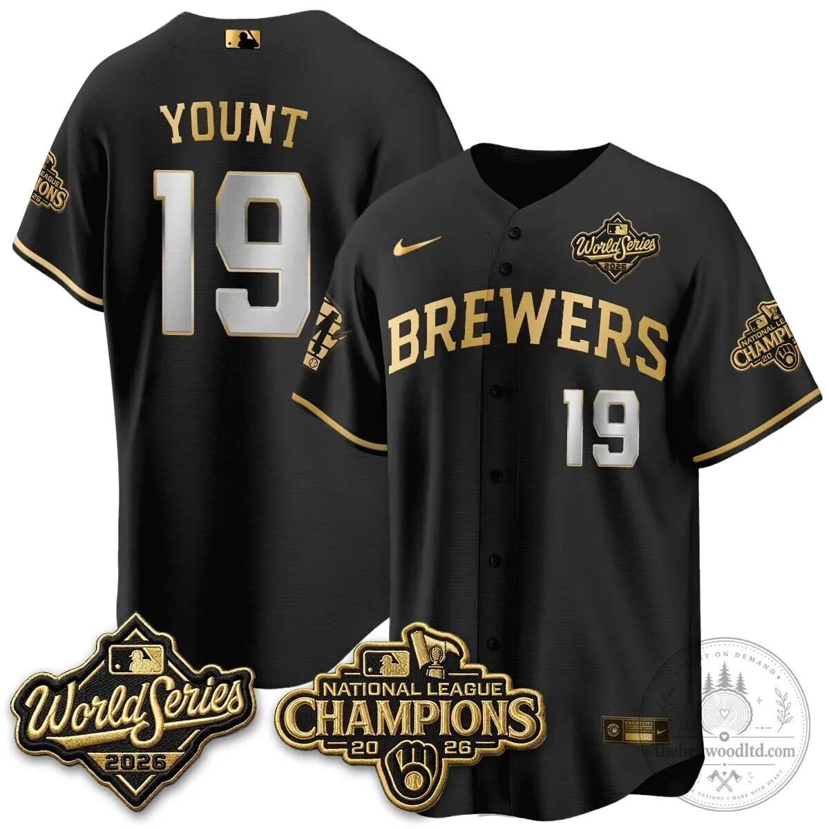 2026 World Series Jersey - Milwaukee Brewers National League Champions Edition 104 2026 World Series Jersey - Milwaukee Brewers National League Champions Edition