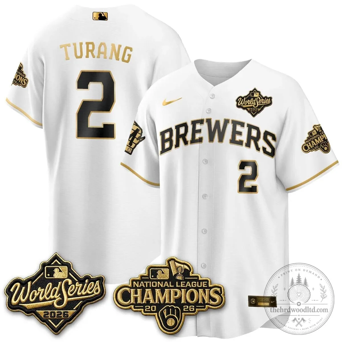 2026 World Series Jersey - Milwaukee Brewers National League Champions Edition 110 2026 World Series Jersey - Milwaukee Brewers National League Champions Edition