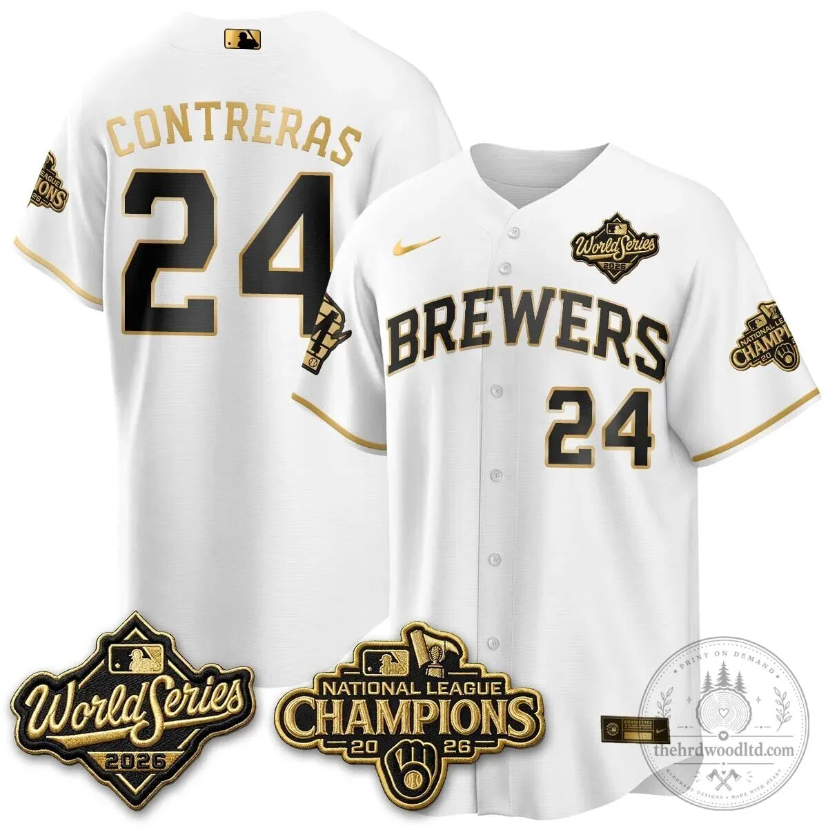 2026 World Series Jersey - Milwaukee Brewers National League Champions Edition 112 2026 World Series Jersey - Milwaukee Brewers National League Champions Edition