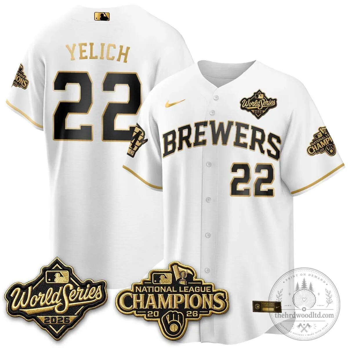 2026 World Series Jersey - Milwaukee Brewers National League Champions Edition 113 2026 World Series Jersey - Milwaukee Brewers National League Champions Edition