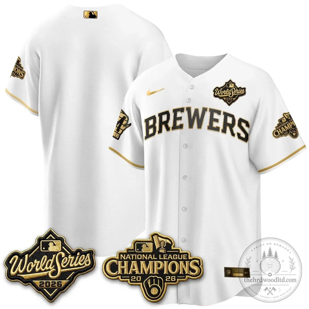 2026 World Series Jersey - Milwaukee Brewers National League Champions Edition 114 2026 World Series Jersey - Milwaukee Brewers National League Champions Edition