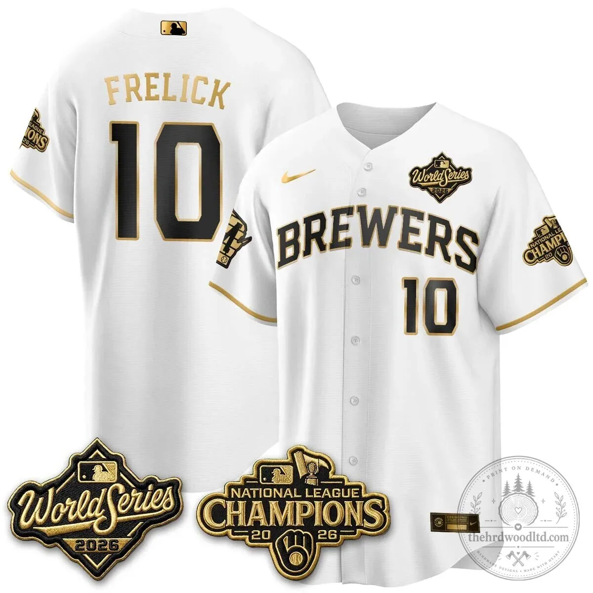 2026 World Series Jersey - Milwaukee Brewers National League Champions Edition 115 2026 World Series Jersey - Milwaukee Brewers National League Champions Edition
