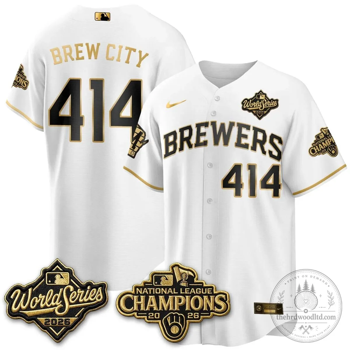 2026 World Series Jersey - Milwaukee Brewers National League Champions Edition 119 2026 World Series Jersey - Milwaukee Brewers National League Champions Edition