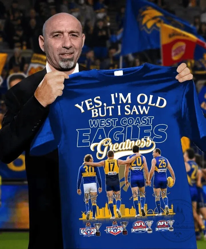 West Coast Eagles Greatness Australian Rules Football Fan T-Shirt 1 West Coast Eagles Greatness Australian Rules Football Fan T-Shirt