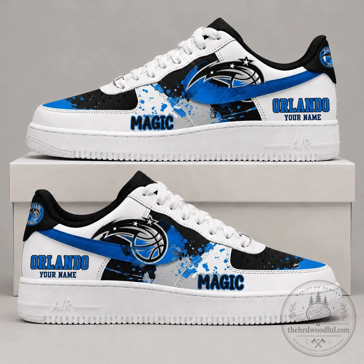 Orlando Magic NBA Basketball Team Personalized Air Force 1 Low Top Shoes