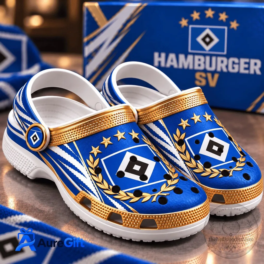 Hamburger SV Bundesliga Matchday Personalized Name Clogs For Fan Hamburger SV Bundesliga Matchday Personalized Name Clogs For Fan